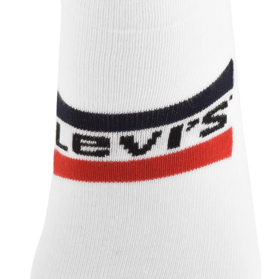 Alternative Image for ProductLevis Low Cut 2 Pack Socks White3