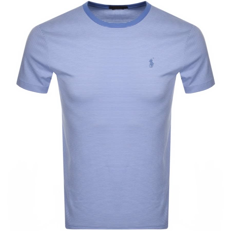 Alternative Image for ProductRalph Lauren Custom Stripe Slim Fit T Shirt Blue1