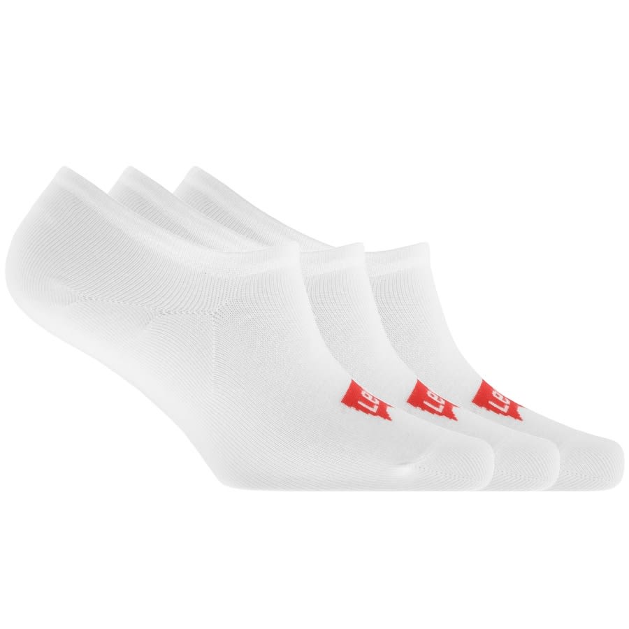 Alternative Image for ProductLevis Low Rise 3 Pack Socks White1