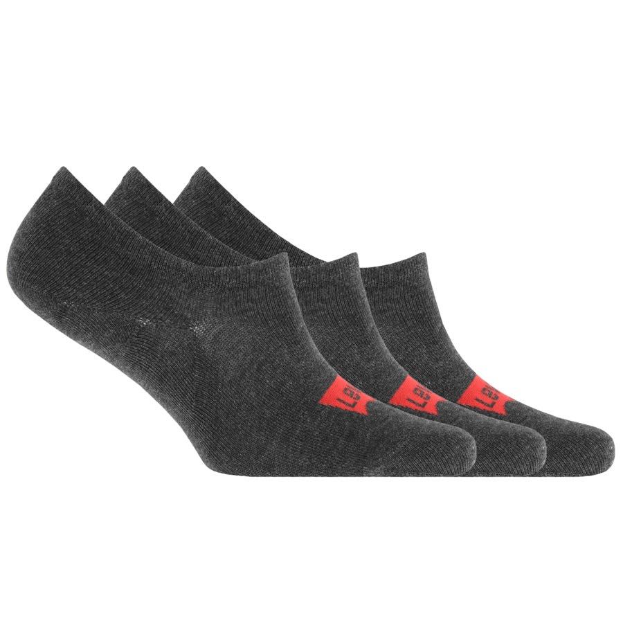Alternative Image for ProductLevis Low Rise 3 Pack Socks Grey1