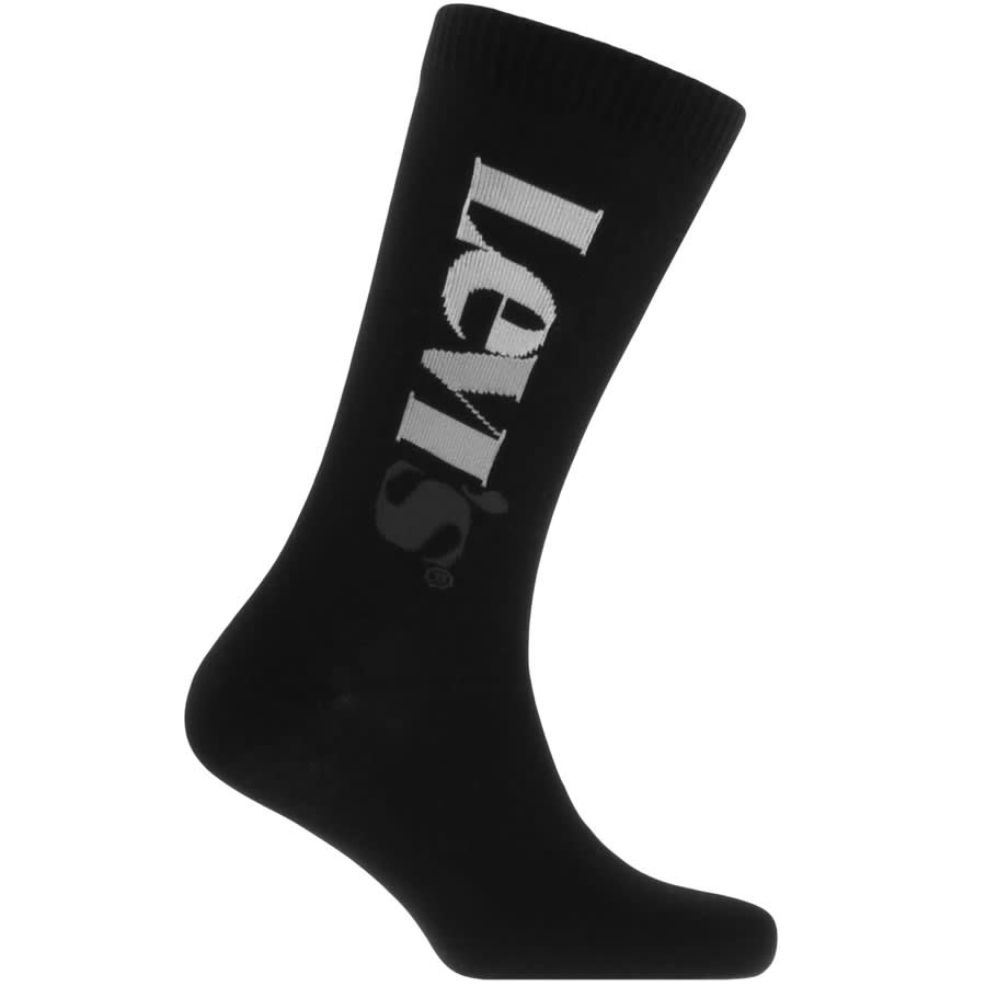 Alternative Image for ProductLevis Regular Cut 2 Pack Socks Black2