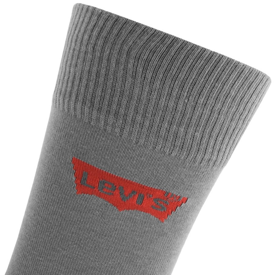 Alternative Image for ProductLevis 168SF Regular Cut 3 Pack Socks Grey3