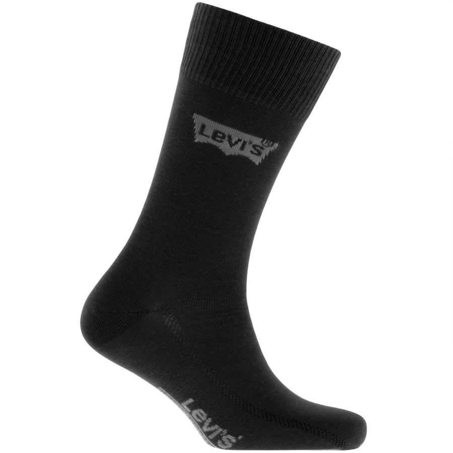 Alternative Image for ProductLevis 168SF Regular Cut 3 Pack Socks Black2