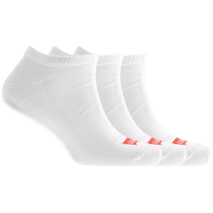 Alternative Image for ProductLevis 168SF Low Cut 3 Pack Socks White1
