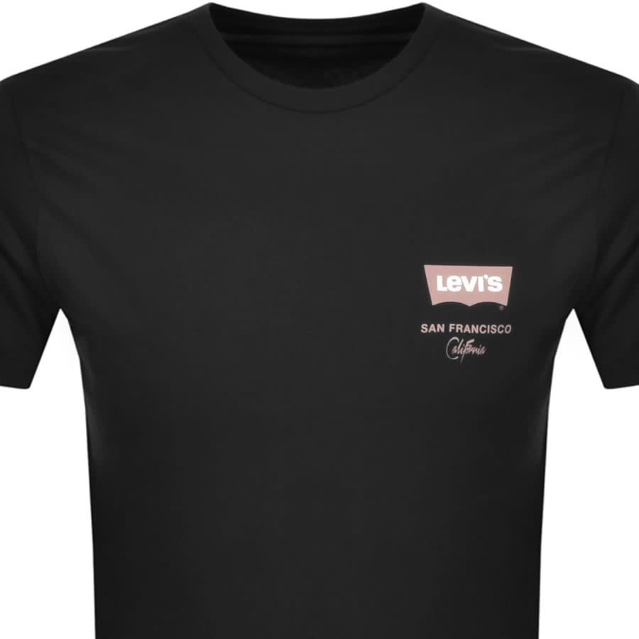 Alternative Image for ProductLevis Crew Neck Housemark Logo T Shirt Black2