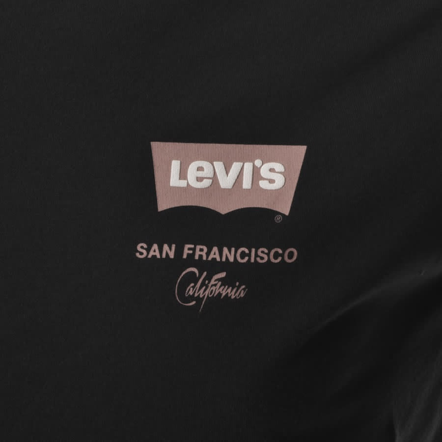 Alternative Image for ProductLevis Crew Neck Housemark Logo T Shirt Black3