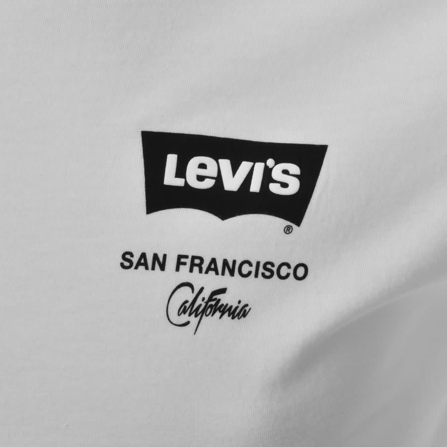 Alternative Image for ProductLevis Crew Neck Housemark Logo T Shirt White3