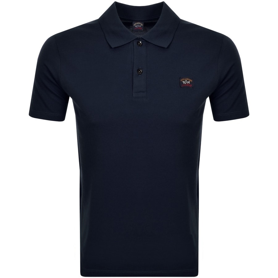 Alternative Image for ProductPaul And Shark Short Sleeved Polo T Shirt Navy1