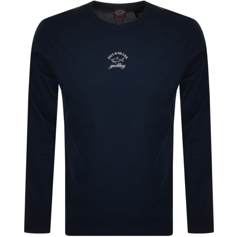 Alternative Image for ProductPaul And Shark Long Sleeve T Shirt Navy1