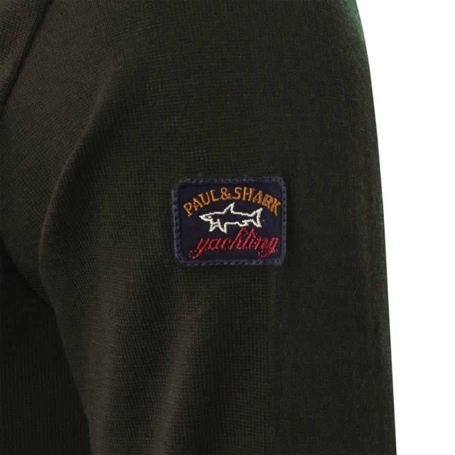 Alternative Image for ProductPaul And Shark Crew Neck Knit Jumper Green3
