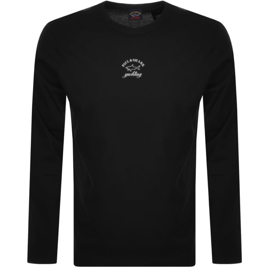 Alternative Image for ProductPaul And Shark Long Sleeve T Shirt Black1