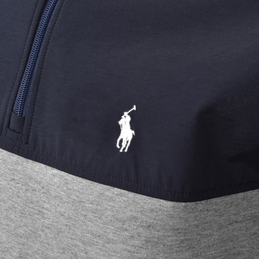 Alternative Image for ProductRalph Lauren Half Zip Sweatshirt Grey3
