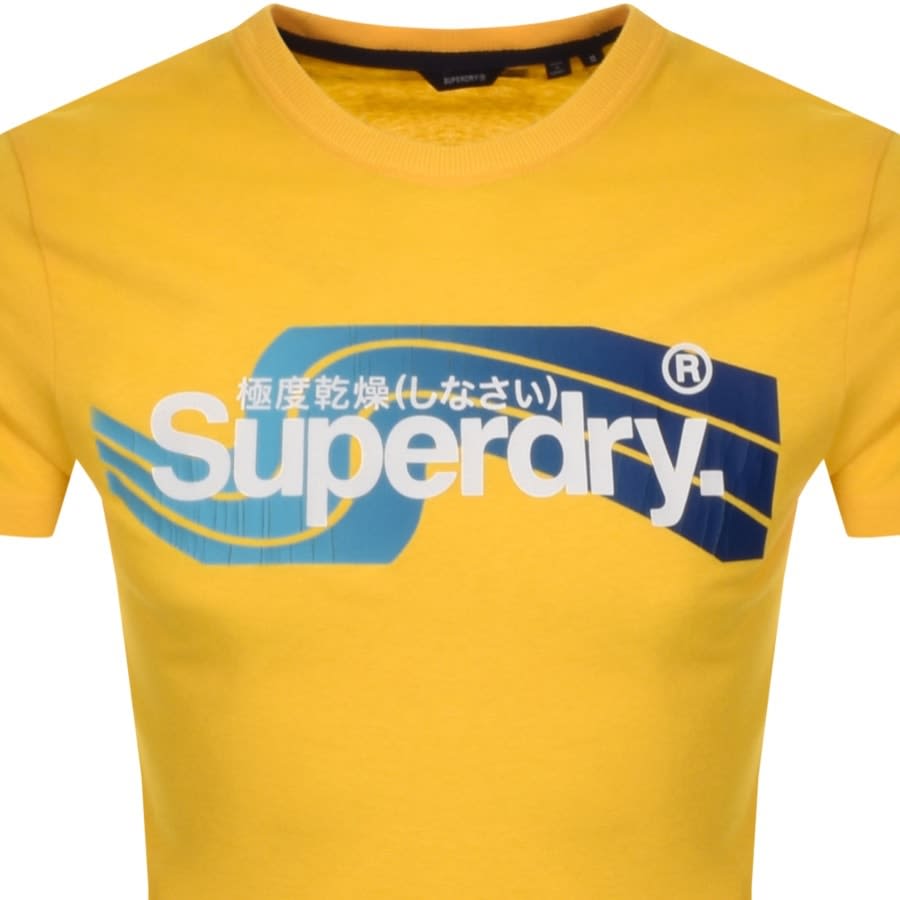 Alternative Image for ProductSuperdry Copper Label Cali T Shirt Yellow2