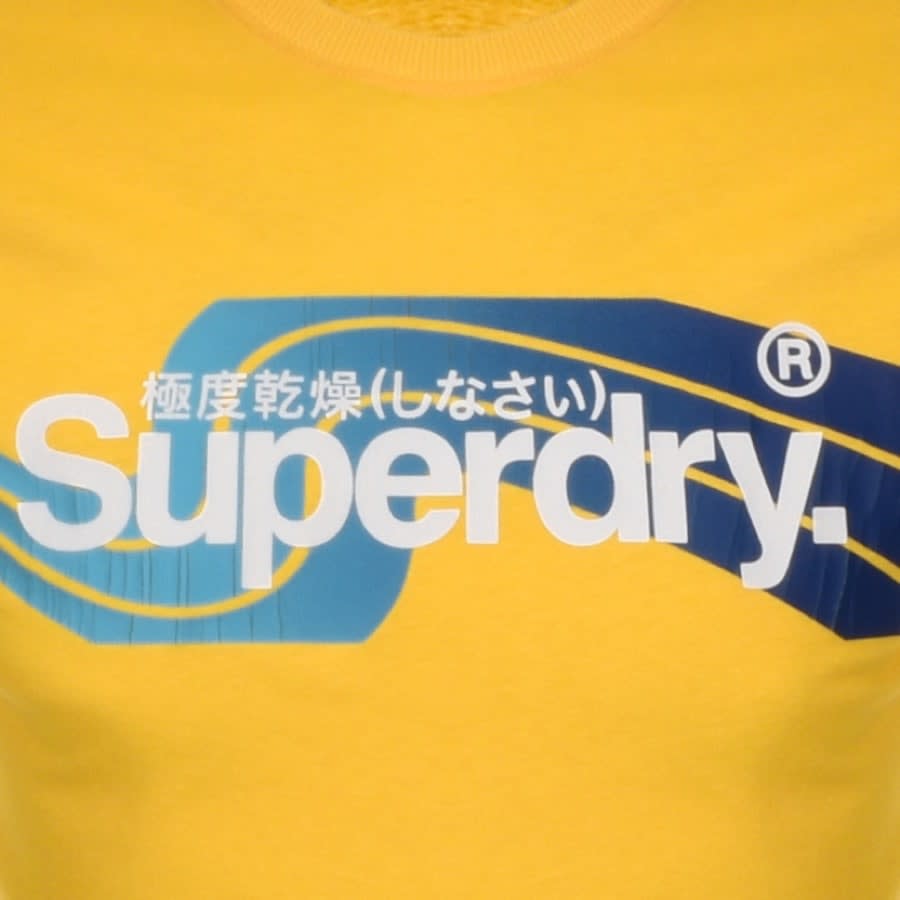 Alternative Image for ProductSuperdry Copper Label Cali T Shirt Yellow3