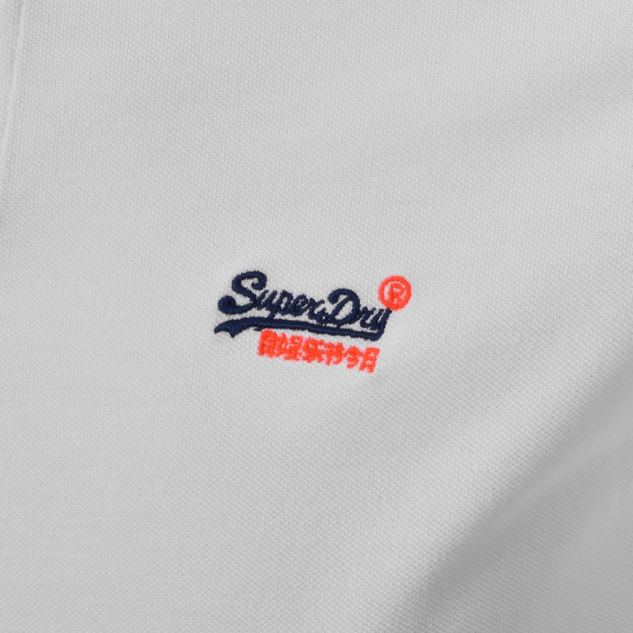 Alternative Image for ProductSuperdry Classic Pool Side Pique Polo T Shirt Whit3
