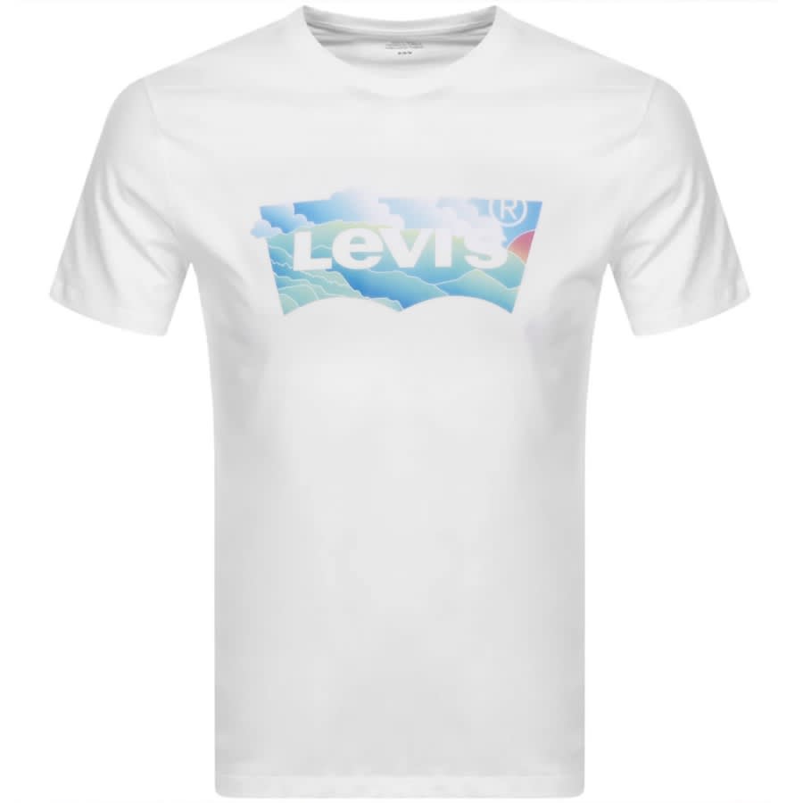 Alternative Image for ProductLevis Crew Neck Housemark Logo T Shirt White1