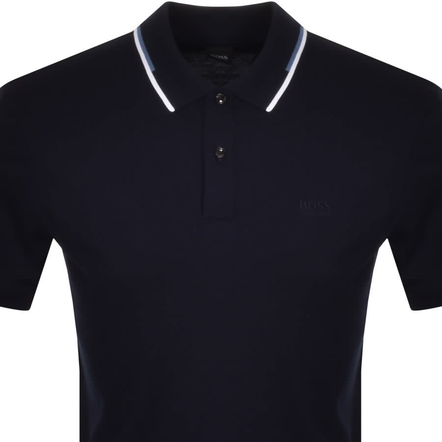Alternative Image for ProductBOSS Parlay 104 Short Sleeve Polo T Shirt Navy2