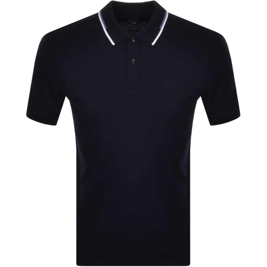 Alternative Image for ProductBOSS Parlay 104 Short Sleeve Polo T Shirt Navy1