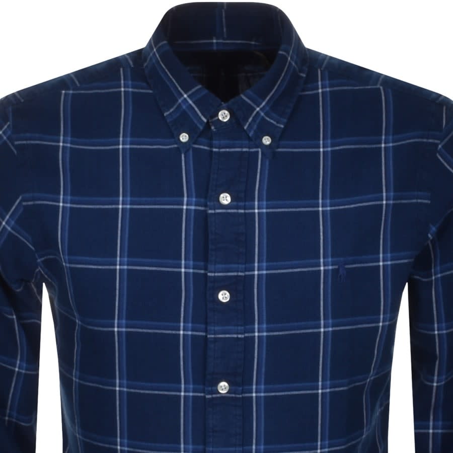 Alternative Image for ProductRalph Lauren Oxford Long Sleeve Shirt Blue2