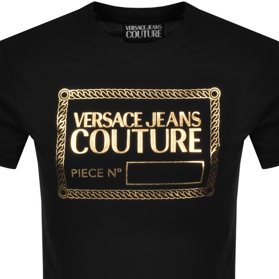 Alternative Image for ProductVersace Jeans Couture Logo T Shirt Black2
