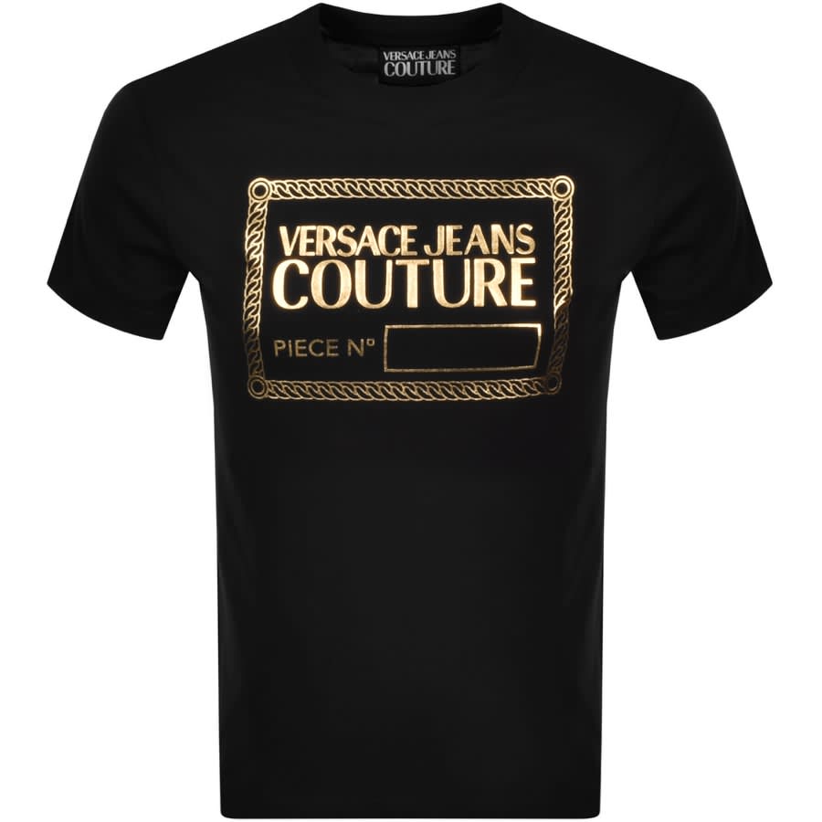 Alternative Image for ProductVersace Jeans Couture Logo T Shirt Black1