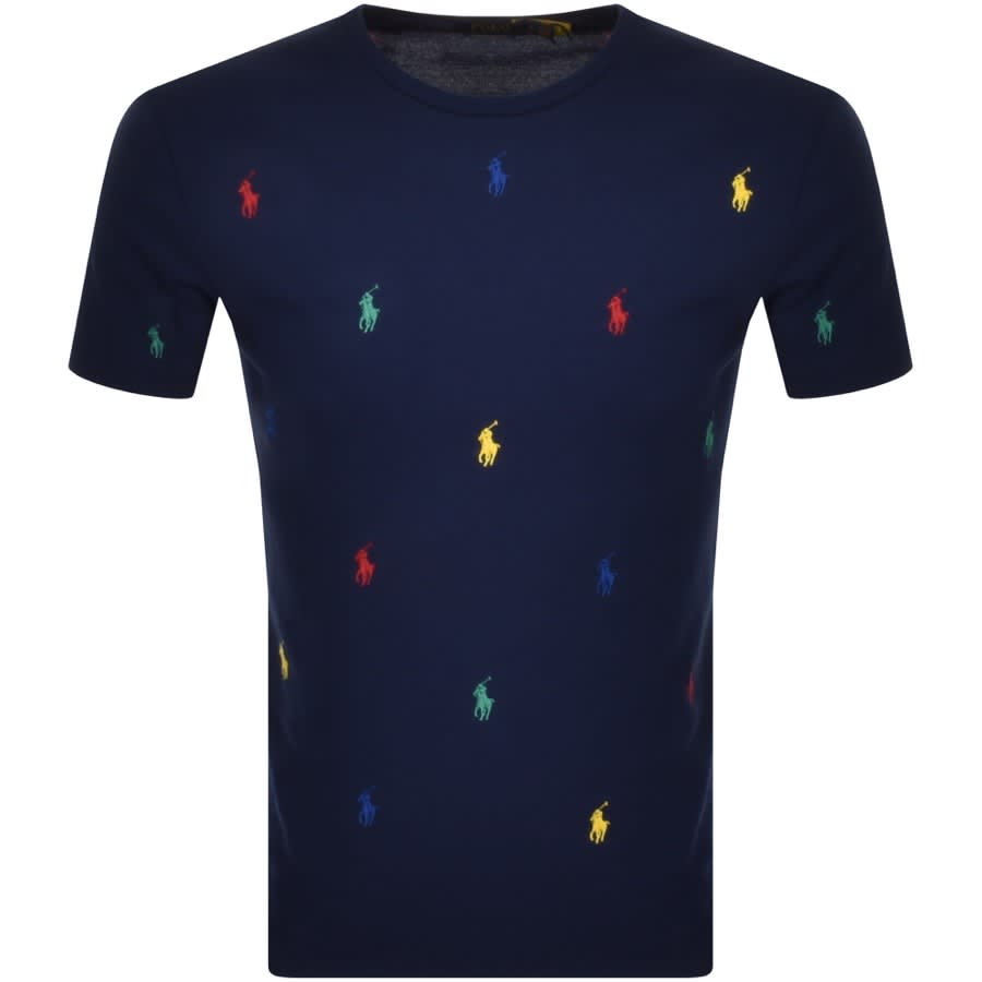 Alternative Image for ProductRalph Lauren Crew Neck T Shirt Navy1