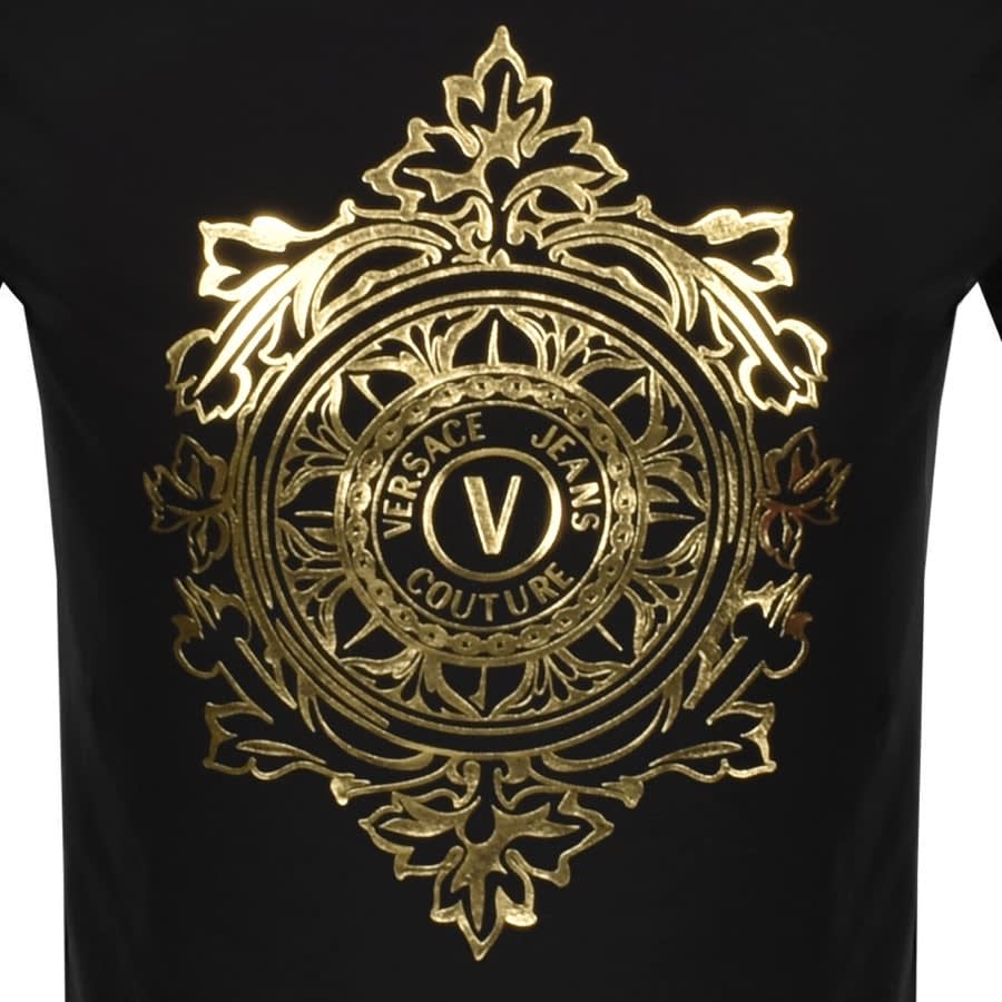 Alternative Image for ProductVersace Jeans Couture Logo T Shirt Black3