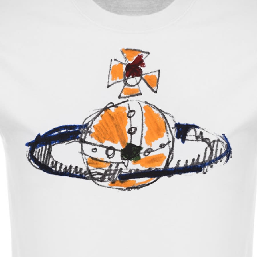 Alternative Image for ProductVivienne Westwood Kid Orb Logo T Shirt White3