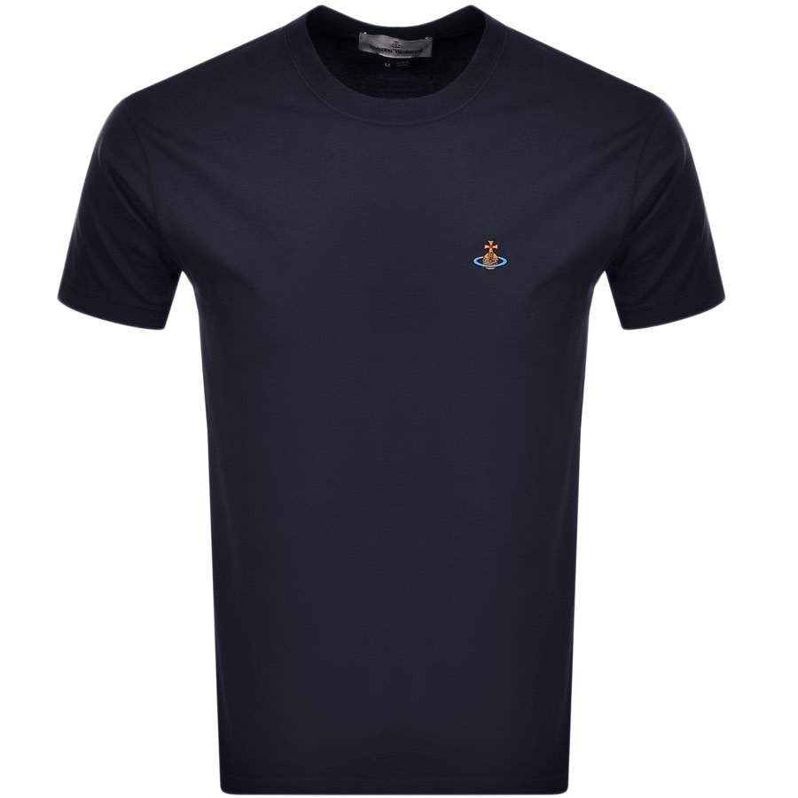 Alternative Image for ProductVivienne Westwood Orb Logo T Shirt Navy1