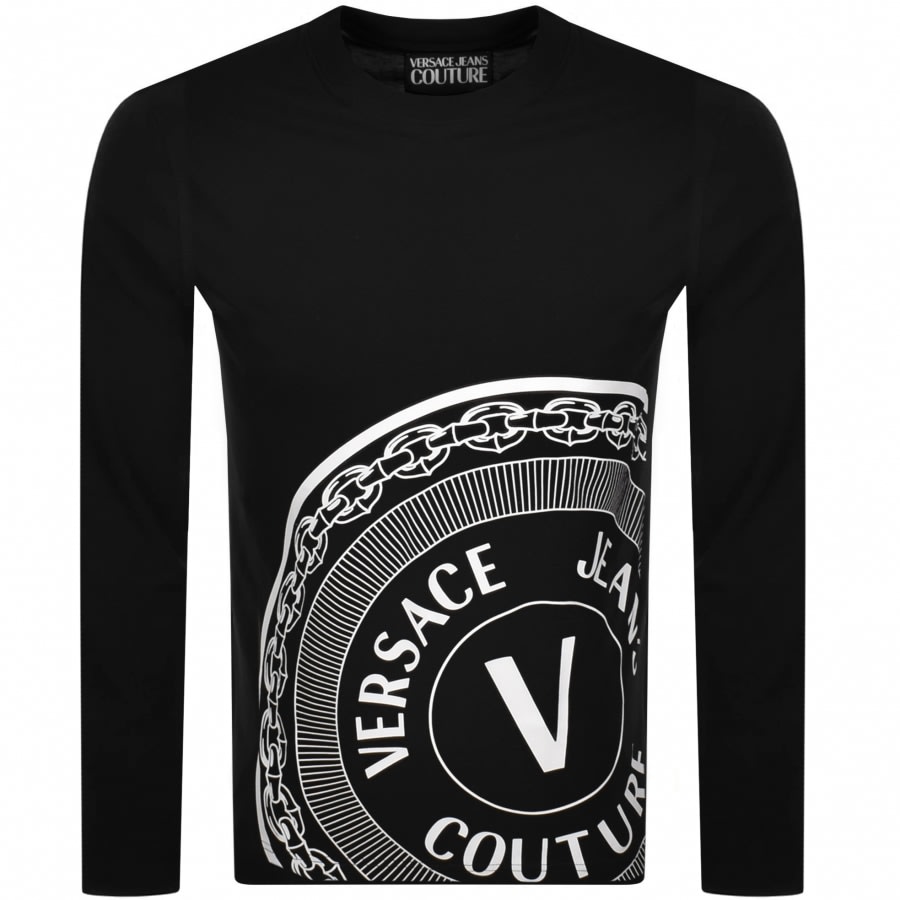 Alternative Image for ProductVersace Jeans Couture Long Sleeved T Shirt Black2
