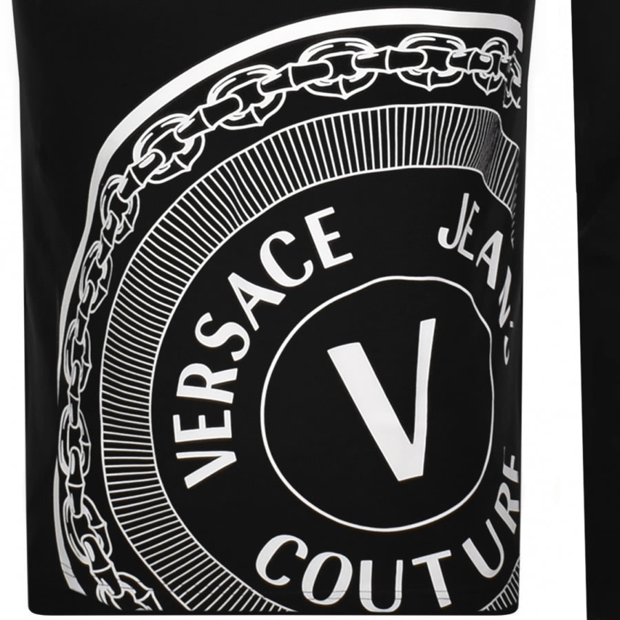Alternative Image for ProductVersace Jeans Couture Long Sleeved T Shirt Black3