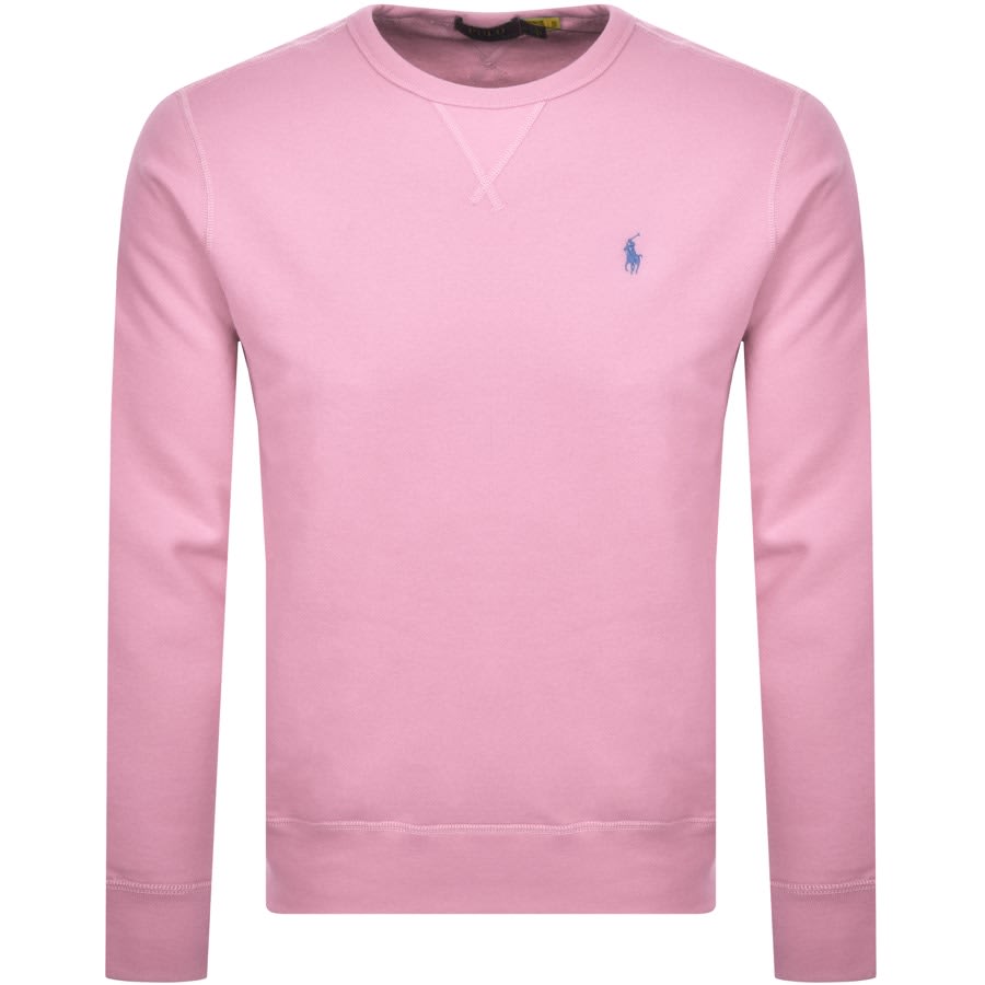 Alternative Image for ProductRalph Lauren Crew Neck Sweatshirt Pink1