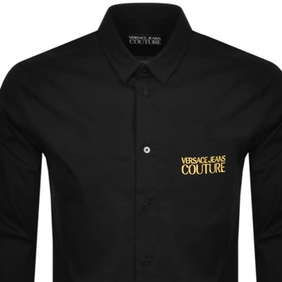 Alternative Image for ProductVersace Jeans Couture Long Sleeve Shirt Black2