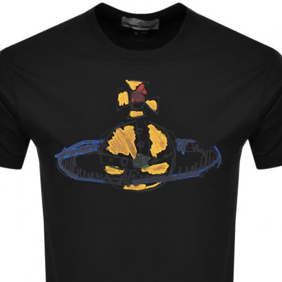 Alternative Image for ProductVivienne Westwood Kid Orb Logo T Shirt Black2
