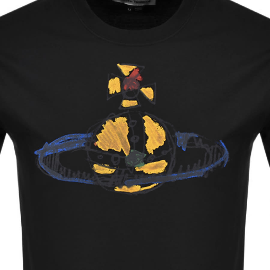 Alternative Image for ProductVivienne Westwood Kid Orb Logo T Shirt Black3