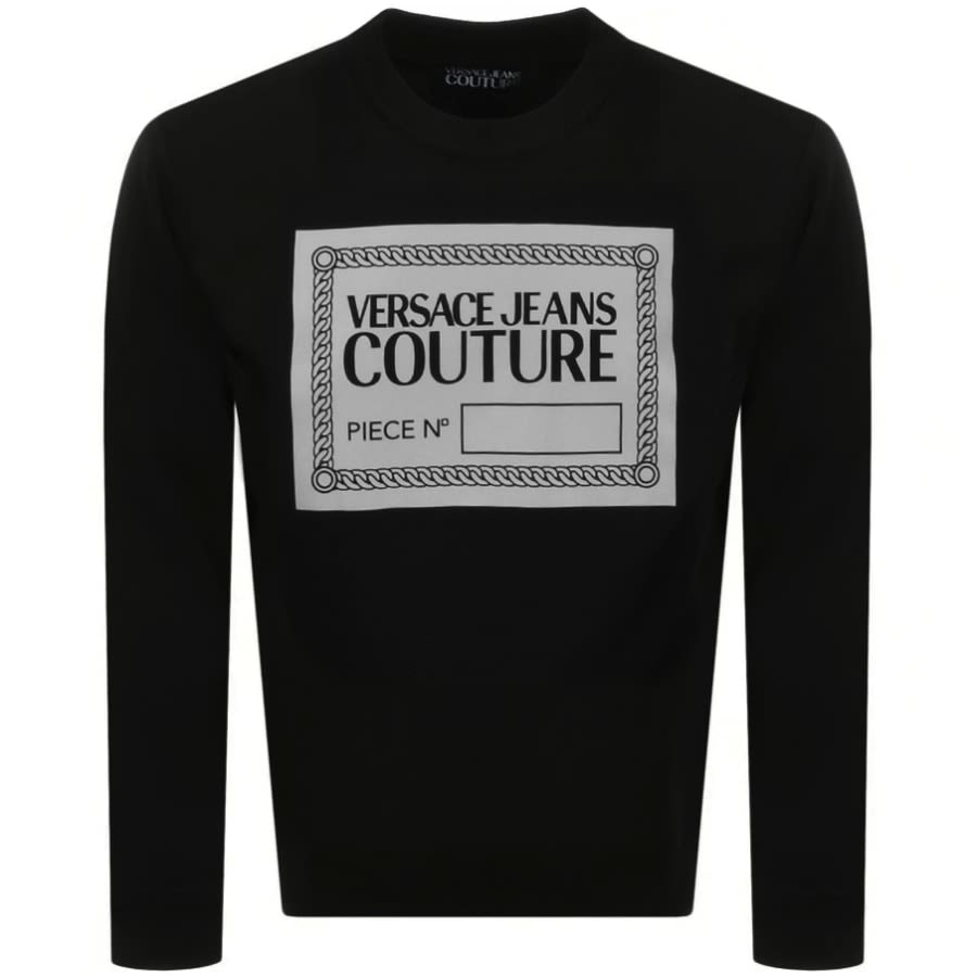 Alternative Image for ProductVersace Jeans Couture Logo Sweatshirt Black1