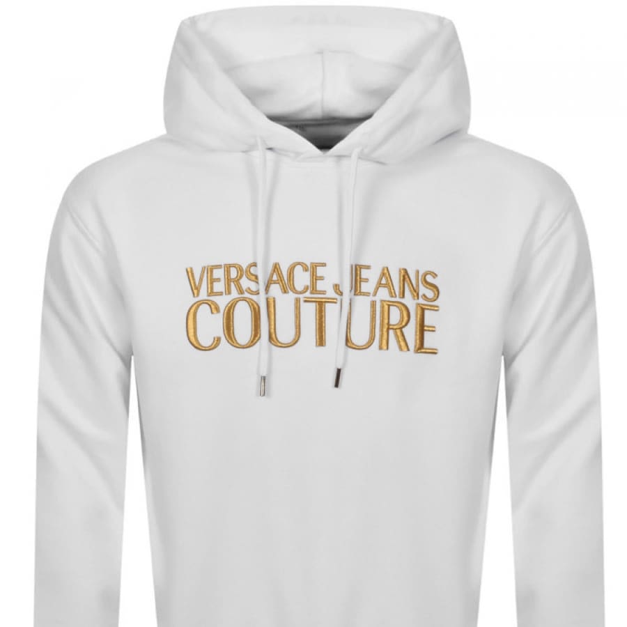 Alternative Image for ProductVersace Jeans Couture Pullover Logo Hoodie White2