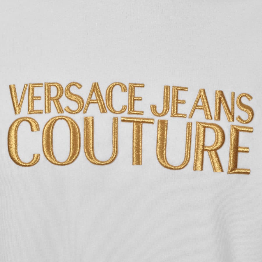 Alternative Image for ProductVersace Jeans Couture Pullover Logo Hoodie White3