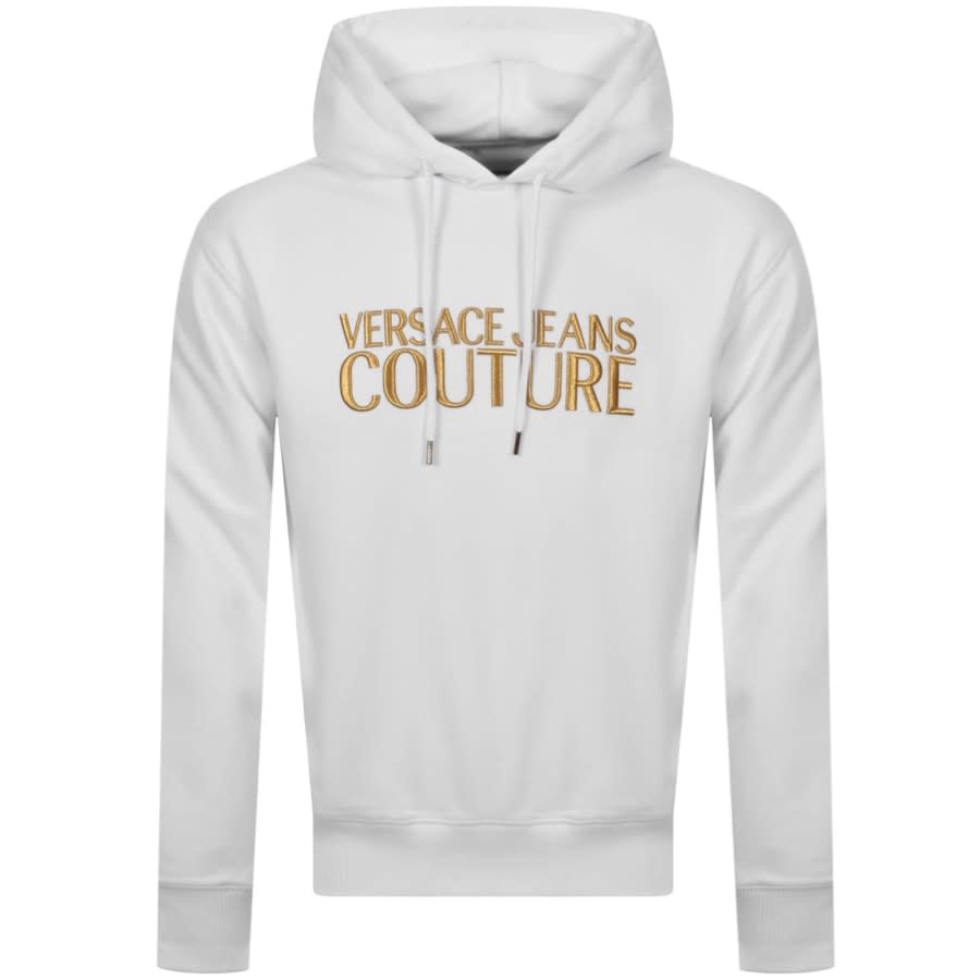 Alternative Image for ProductVersace Jeans Couture Pullover Logo Hoodie White1