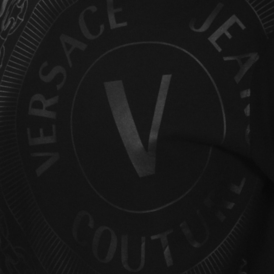 Alternative Image for ProductVersace Jeans Couture Pullover Logo Hoodie Black3