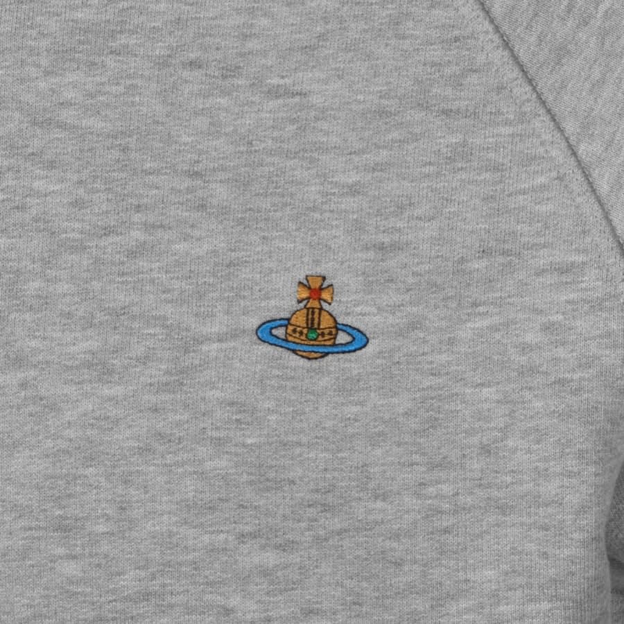 Alternative Image for ProductVivienne Westwood Raglan Crew Sweatshirt Grey3