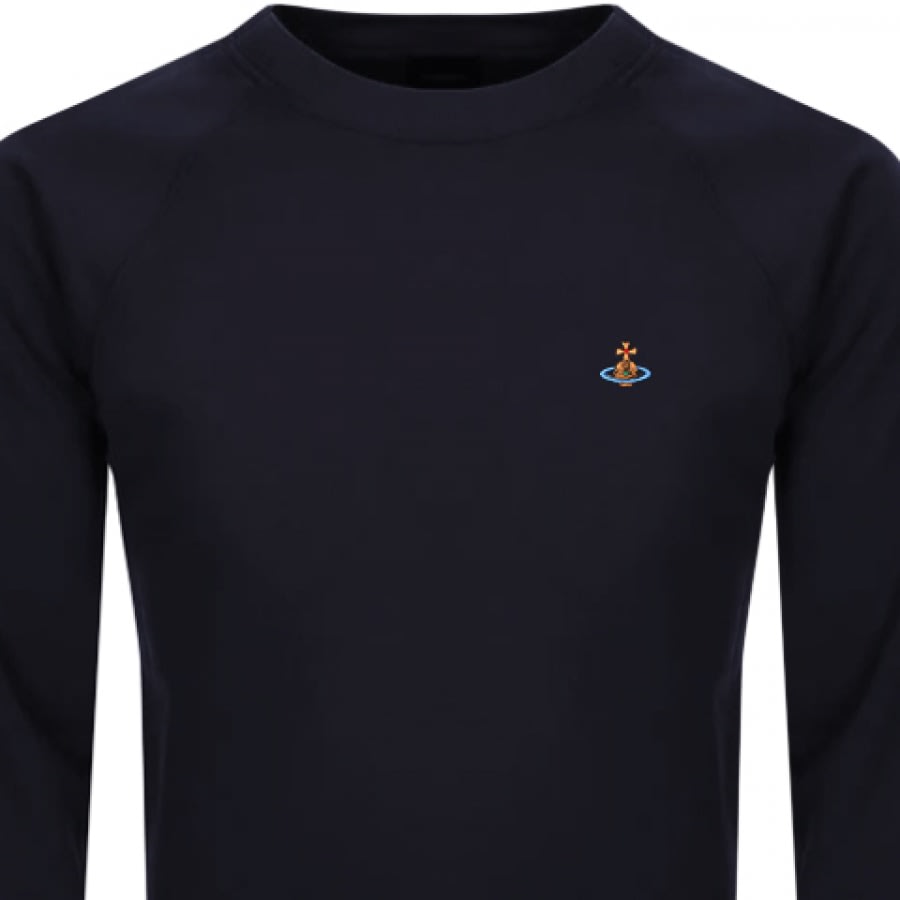 Alternative Image for ProductVivienne Westwood Raglan Crew Sweatshirt Navy2