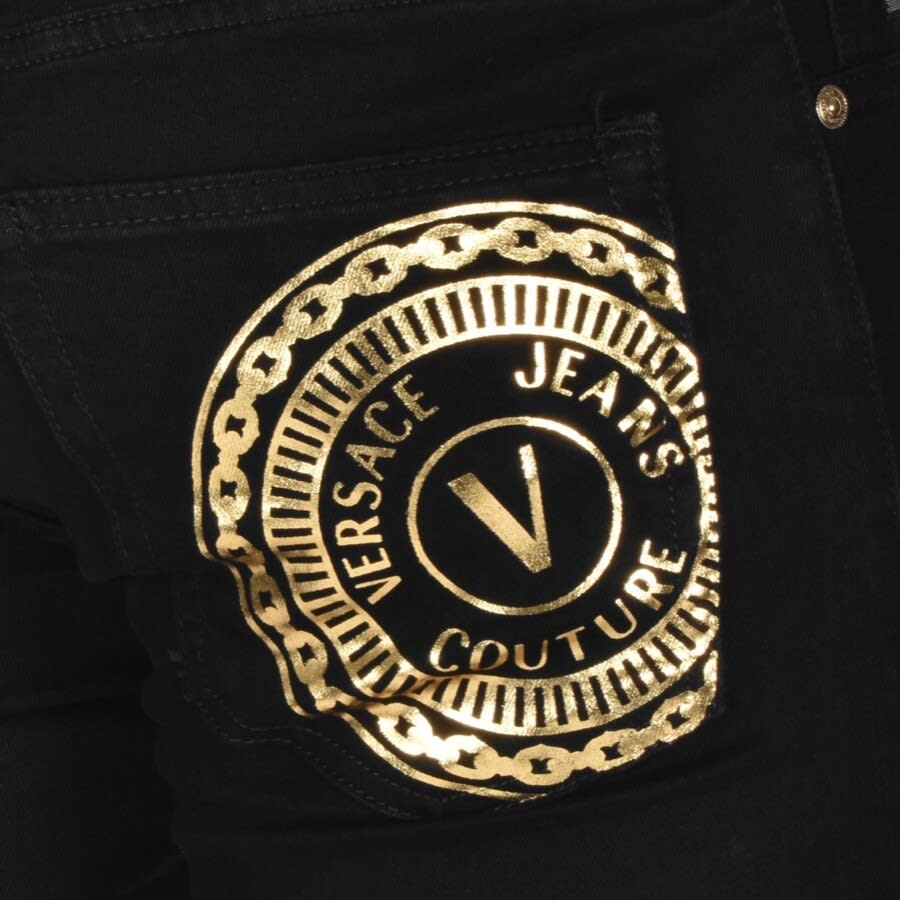 Alternative Image for ProductVersace Jeans Couture Skinny Fit Jeans Black3