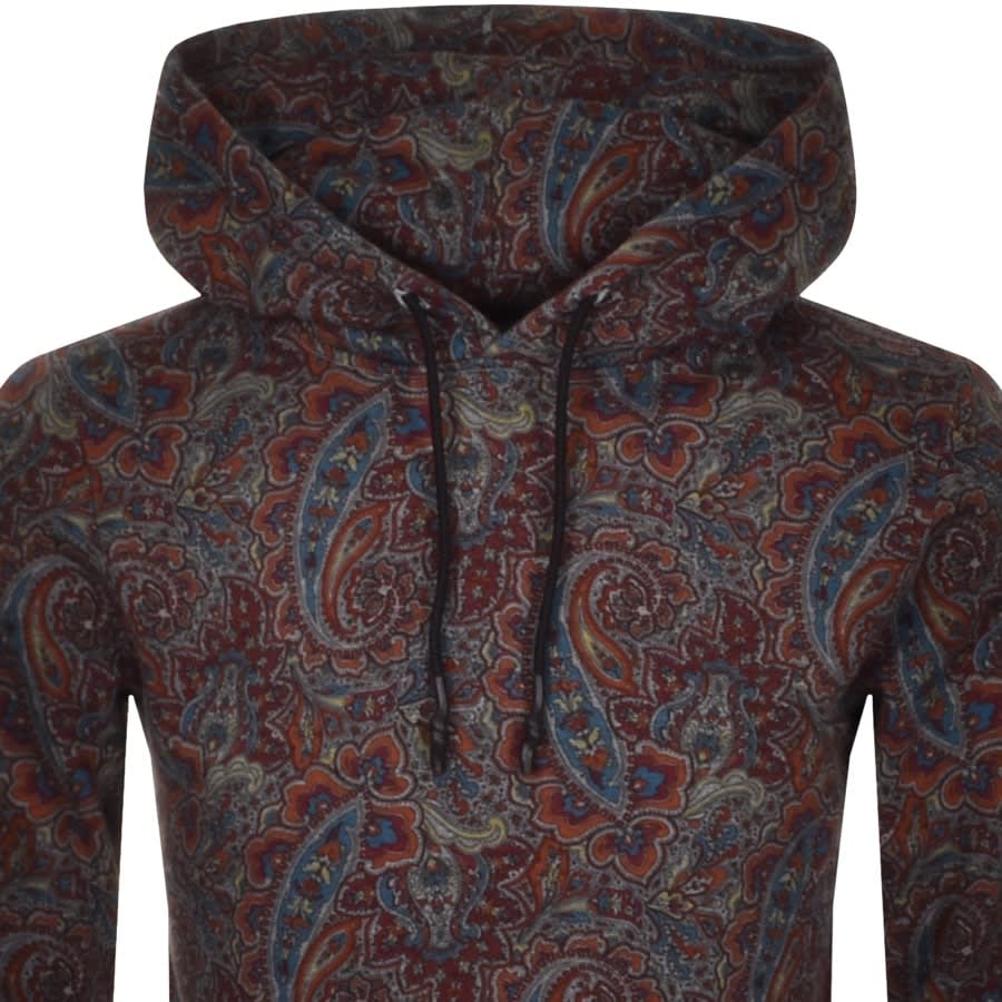 Alternative Image for ProductReplay Logo Paisley Hoodie Grey2
