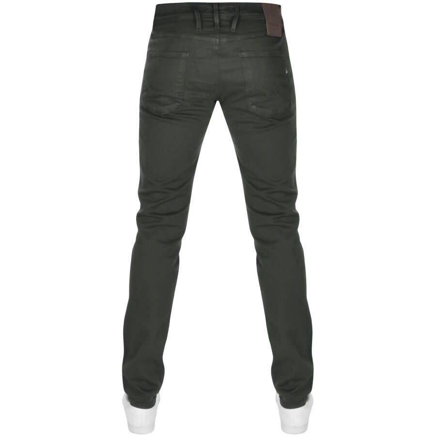 Alternative Image for ProductReplay Anbass Hyperflex Jeans Khaki2
