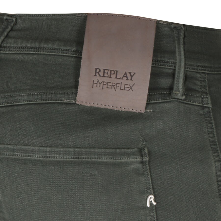 Alternative Image for ProductReplay Anbass Hyperflex Jeans Khaki3