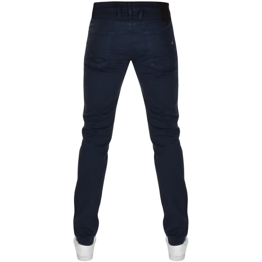 Alternative Image for ProductReplay Anbass Hyperflex Jeans Navy2