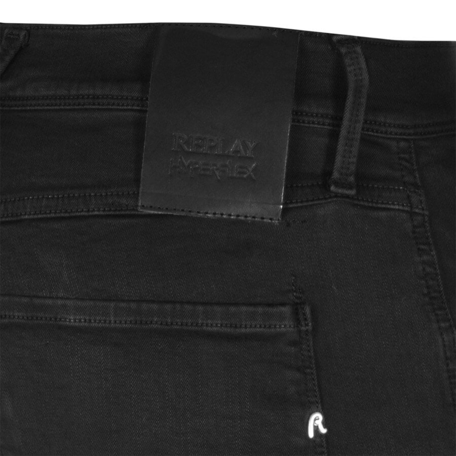 Alternative Image for ProductReplay Anbass Hyperflex Jeans Black3