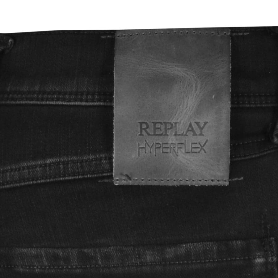 Alternative Image for ProductReplay Anbass Hyperflex Jeans Black3