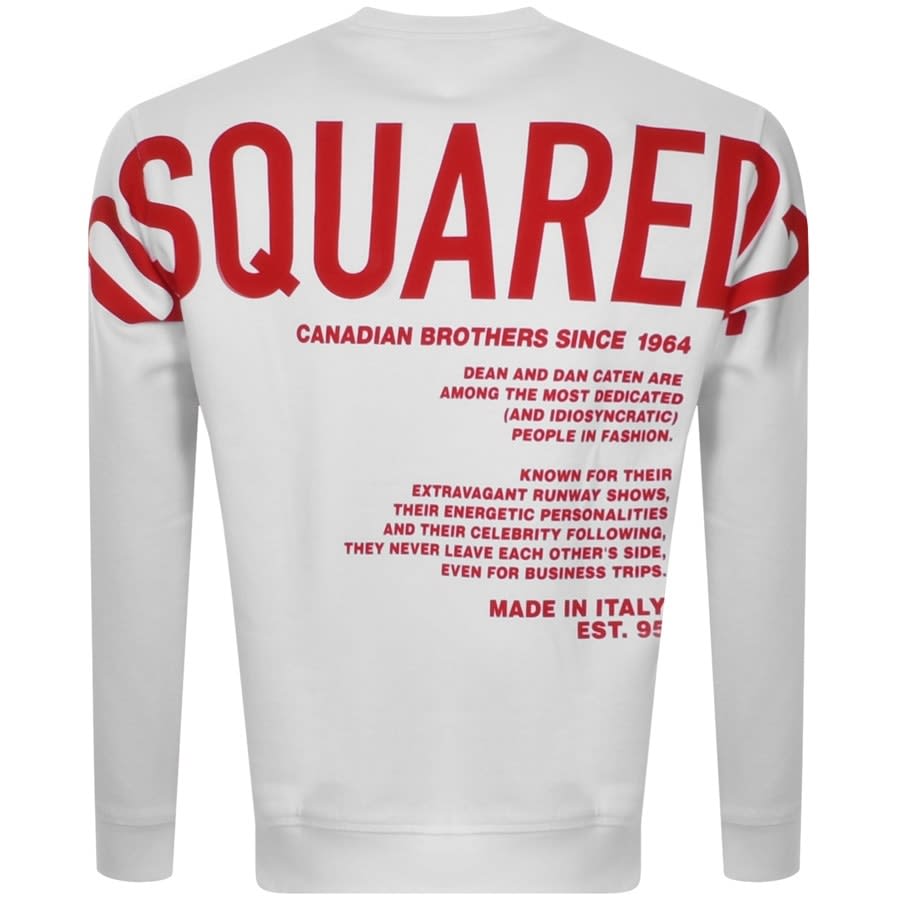 Alternative Image for ProductDSQUARED2 Megaleaf Cool Sweatshirt White3